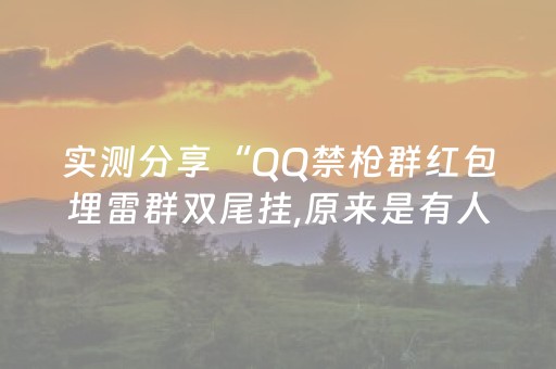 实测分享“QQ禁枪群红包埋雷群双尾挂,原来是有人用开挂”（详细透视教程）-哔哩哔哩