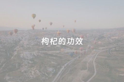 枸杞的功效（枸杞的功效作用与主治）