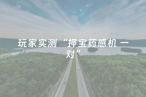 玩家实测“押宝药感机 一对”（详细透视教程）-哔哩哔哩