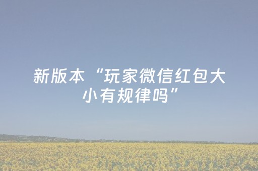 新版本“玩家微信红包大小有规律吗”（详细透视教程）-哔哩哔哩