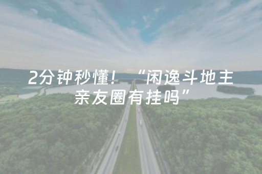 2分钟秒懂！“闲逸斗地主亲友圈有挂吗”（详细辅助教程）-哔哩哔哩