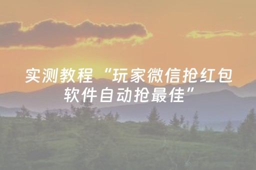 实测教程“玩家微信抢红包软件自动抢最佳”（详细透视教程）-哔哩哔哩