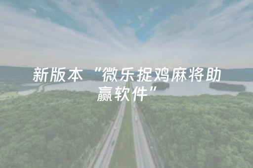 新版本“微乐捉鸡麻将助赢软件”（详细透视教程）-哔哩哔哩