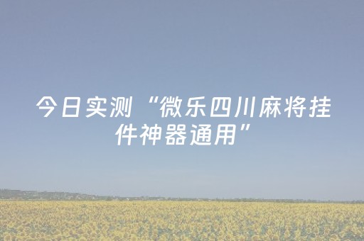 今日实测“微乐四川麻将挂件神器通用”（详细辅助教程）-哔哩哔哩