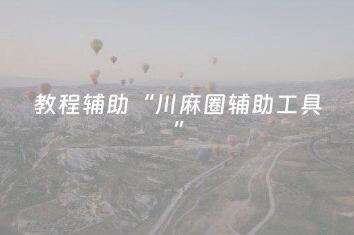 教程辅助“川麻圈辅助工具”（详细透视教程）-哔哩哔哩