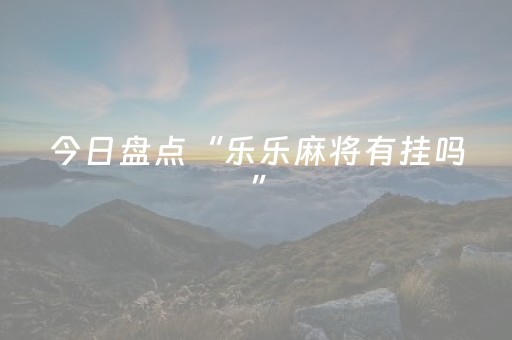 今日盘点“乐乐麻将有挂吗”（详细透视教程）-哔哩哔哩