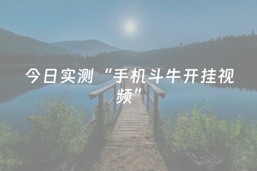 今日实测“手机斗牛开挂视频”（详细辅助教程）-哔哩哔哩