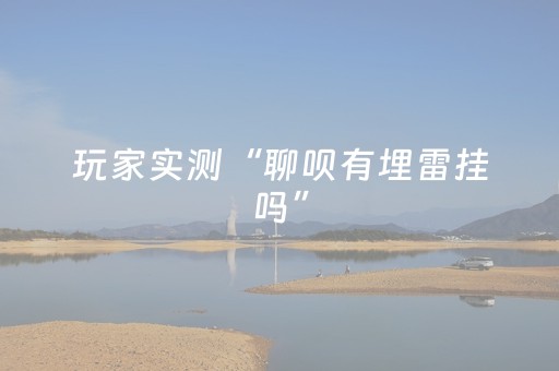 玩家实测“聊呗有埋雷挂吗”（详细透视教程）-哔哩哔哩