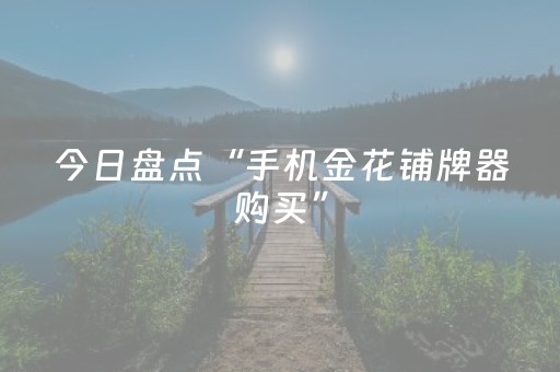 今日盘点“手机金花铺牌器购买”（详细辅助教程）-哔哩哔哩