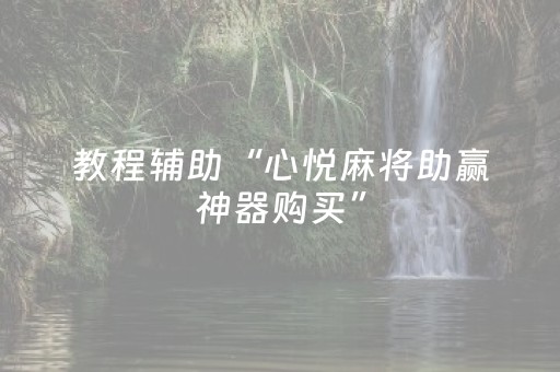 教程辅助“心悦麻将助赢神器购买”（详细透视教程）-哔哩哔哩