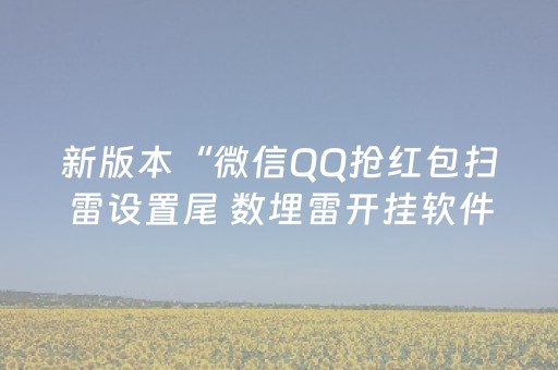 新版本“微信QQ抢红包扫雷设置尾 数埋雷开挂软件”（详细透视教程）-哔哩哔哩