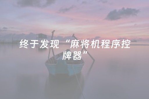 终于发现“麻将机程序控牌器”（详细透视教程）-哔哩哔哩
