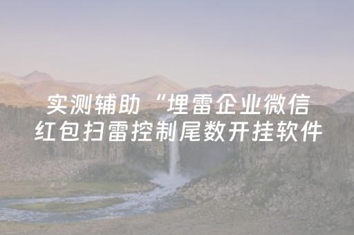 实测辅助“埋雷企业微信红包扫雷控制尾数开挂软件辅助器”（详细透视教程）-哔哩哔哩