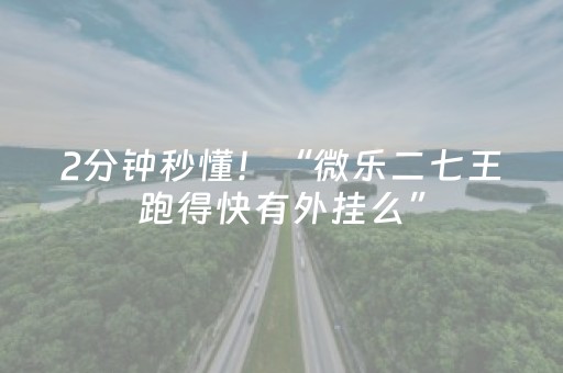 2分钟秒懂！“微乐二七王跑得快有外挂么”（详细辅助教程）-哔哩哔哩