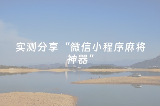 实测分享“微信小程序麻将神器”（详细开挂教程）-哔哩哔哩