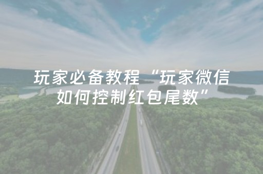 玩家必备教程“玩家微信如何控制红包尾数”（详细透视教程）-哔哩哔哩