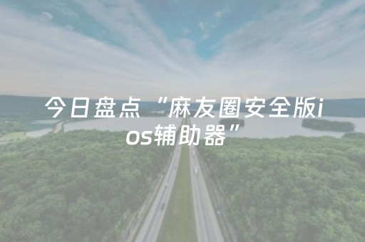 今日盘点“麻友圈安全版ios辅助器”（详细开挂教程）-哔哩哔哩