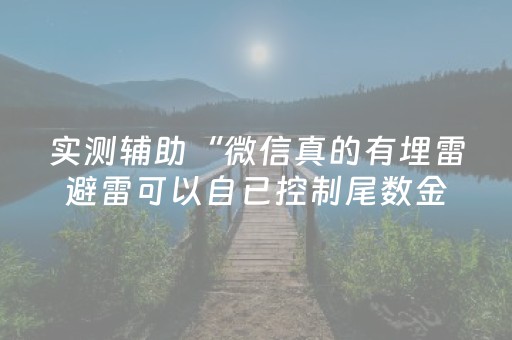 实测辅助“微信真的有埋雷避雷可以自已控制尾数金额”（详细透视教程）-哔哩哔哩