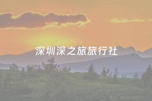 深圳深之旅旅行社（深圳深之旅旅行社有限公司）