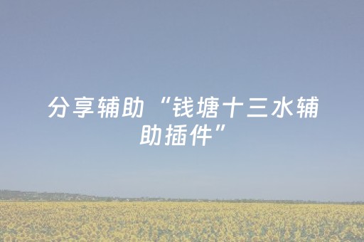 分享辅助“钱塘十三水辅助插件”（详细透视教程）-哔哩哔哩