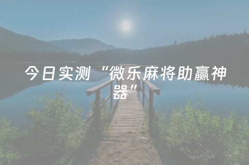 今日实测“微乐麻将助赢神器”（详细透视教程）-哔哩哔哩