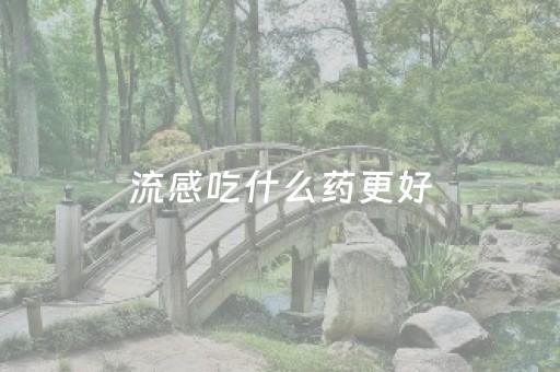 流感吃什么药更好（感冒吃什么药好得最快最有效）