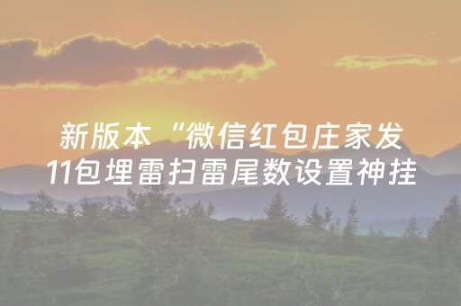 新版本“微信红包庄家发11包埋雷扫雷尾数设置神挂”（详细透视教程）-哔哩哔哩