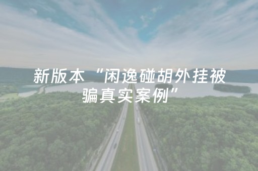 新版本“闲逸碰胡外挂被骗真实案例”（详细透视教程）-哔哩哔哩