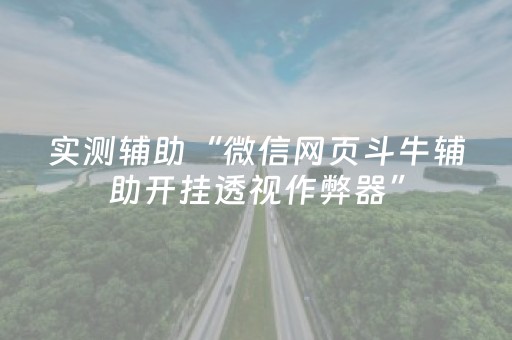 实测辅助“微信网页斗牛辅助开挂透视作弊器”（详细透视教程）-哔哩哔哩