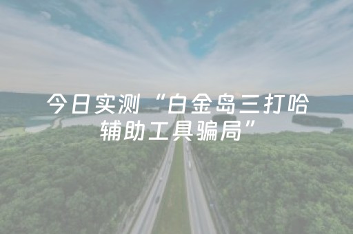 今日实测“白金岛三打哈辅助工具骗局”（详细开挂教程）-哔哩哔哩