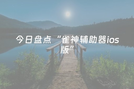 今日盘点“雀神辅助器ios版”（详细开挂教程）-哔哩哔哩