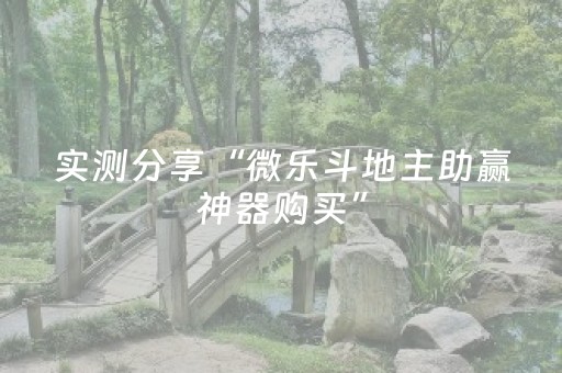 实测分享“微乐斗地主助赢神器购买”（详细辅助教程）-哔哩哔哩