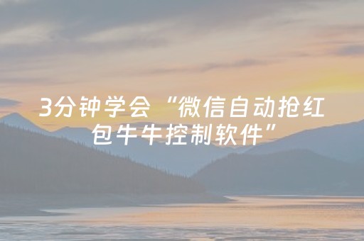 3分钟学会“微信自动抢红包牛牛控制软件”（详细透视教程）-哔哩哔哩