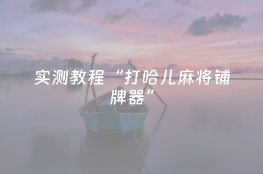 这软件超厉害!皮皮跑胡子辅助器软件(助赢神器购买)