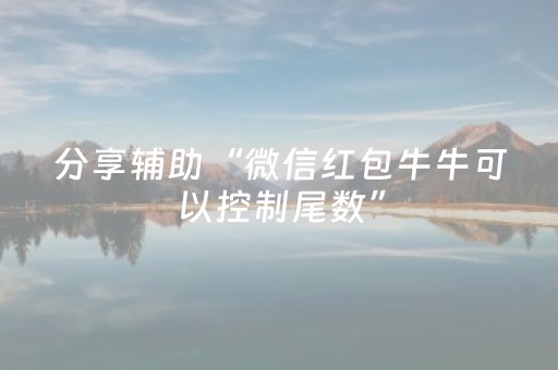 分享辅助“微信红包牛牛可以控制尾数”（详细透视教程）-哔哩哔哩