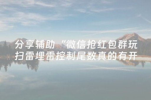 分享辅助“微信抢红包群玩扫雷埋雷控制尾数真的有开挂”（详细透视教程）-哔哩哔哩