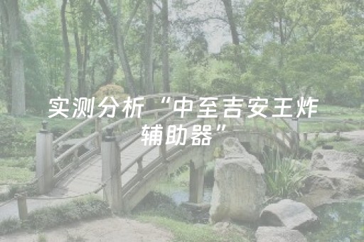 实测分析“中至吉安王炸辅助器”（详细开挂教程）-哔哩哔哩