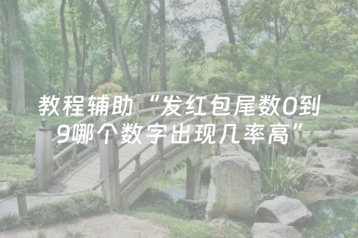 教程辅助“发红包尾数0到9哪个数字出现几率高”（详细透视教程）-哔哩哔哩