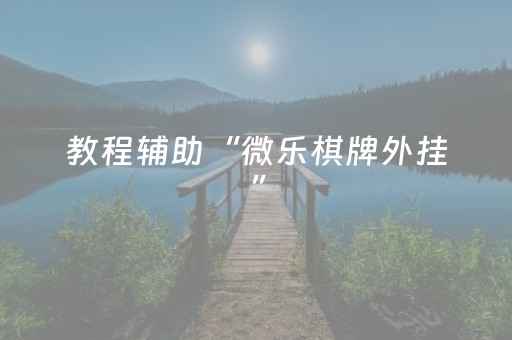 教程辅助“微乐棋牌外挂”（详细透视教程）-哔哩哔哩