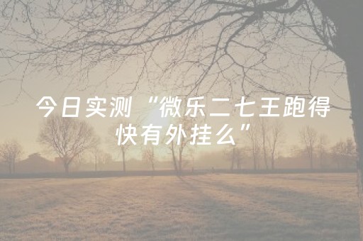 今日实测“微乐二七王跑得快有外挂么”（详细开挂教程）-哔哩哔哩