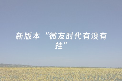新版本“微友时代有没有挂”（详细透视教程）-哔哩哔哩