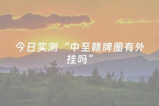 今日实测“中至赣牌圈有外挂吗”（详细透视教程）-哔哩哔哩
