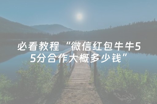 必看教程“微信红包牛牛55分合作大概多少钱”（详细透视教程）-哔哩哔哩