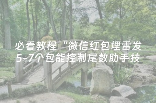 必看教程“微信红包埋雷发5-7个包能控制尾数助手技巧”（详细透视教程）-哔哩哔哩