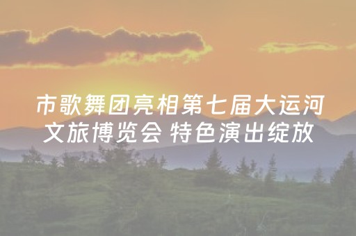 市歌舞团亮相第七届大运河文旅博览会 特色演出绽放文化魅力
