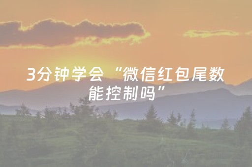 3分钟学会“微信红包尾数能控制吗”（详细透视教程）-哔哩哔哩