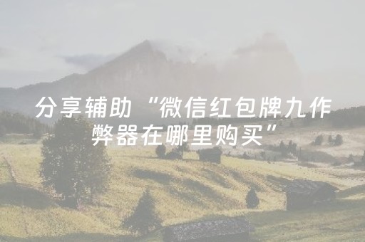 分享辅助“微信红包牌九作弊器在哪里购买”（详细透视教程）-哔哩哔哩
