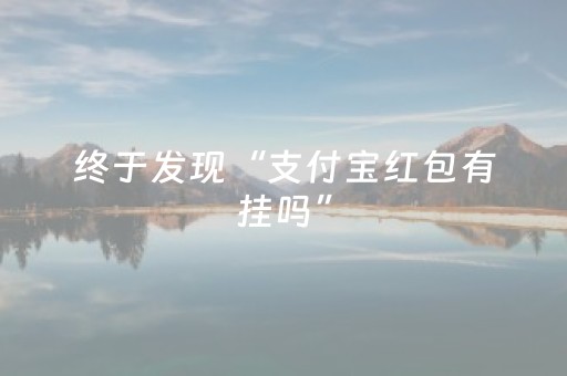 终于发现“支付宝红包有挂吗”（详细透视教程）-哔哩哔哩