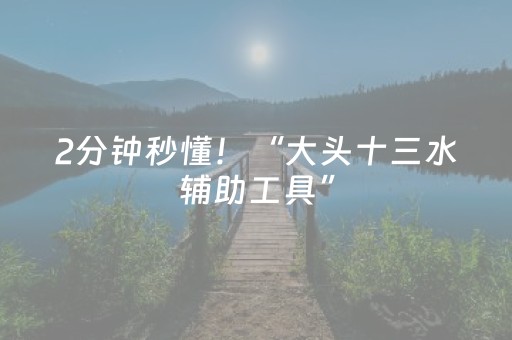 2分钟秒懂！“大头十三水辅助工具”（详细开挂教程）-哔哩哔哩