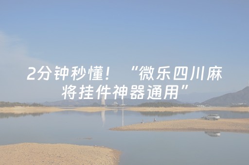 2分钟秒懂！“微乐四川麻将挂件神器通用”（详细开挂教程）-哔哩哔哩